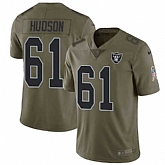 Nike Raiders 61 Rodney Hudson Olive Salute To Service Limited Jersey Dzhi
